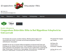 Tablet Screenshot of gruppenhotel-schwarzwald.de